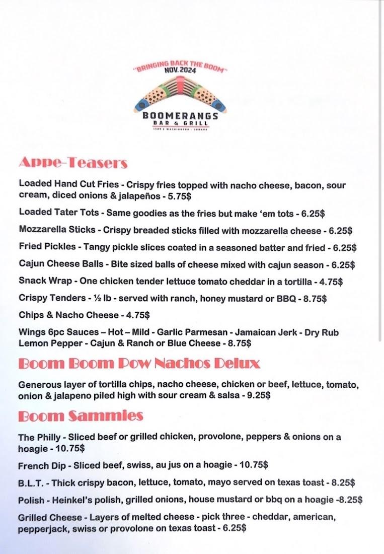 Boomerangs Bar & Grill